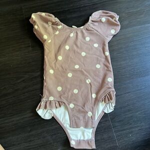 Polka dot baby one piece